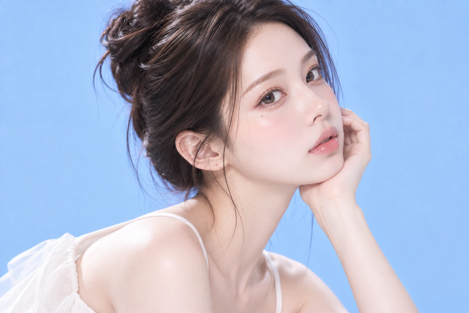 이마보형물 모델 이미지