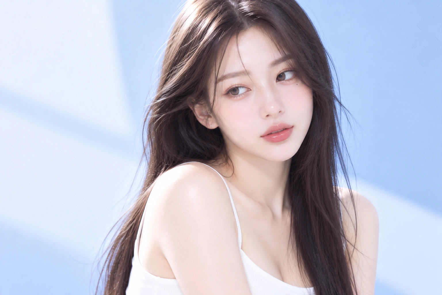 눈밑지방재배치 모델 이미지