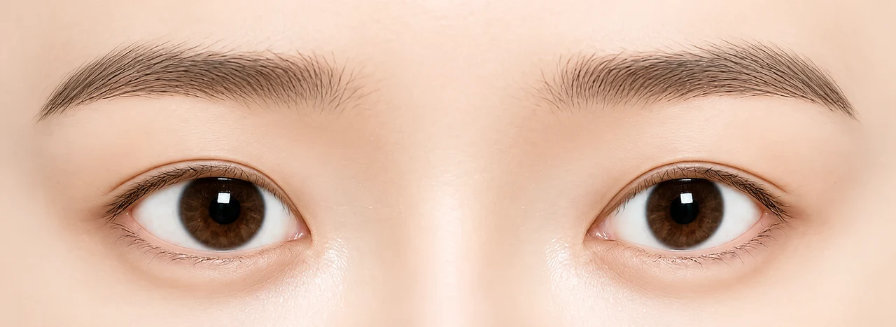 Upper eyelid contour comparison