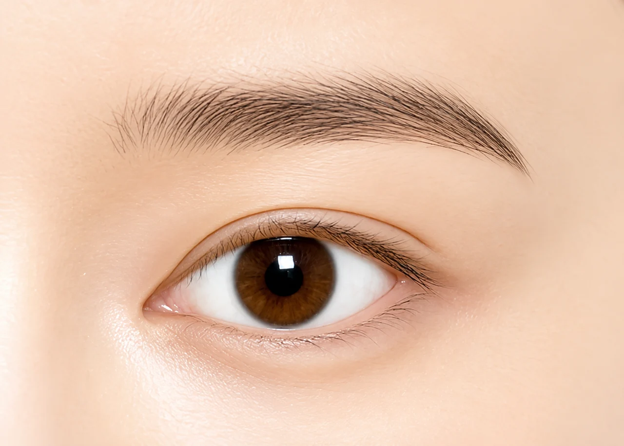 Lacrimal caruncle exposure