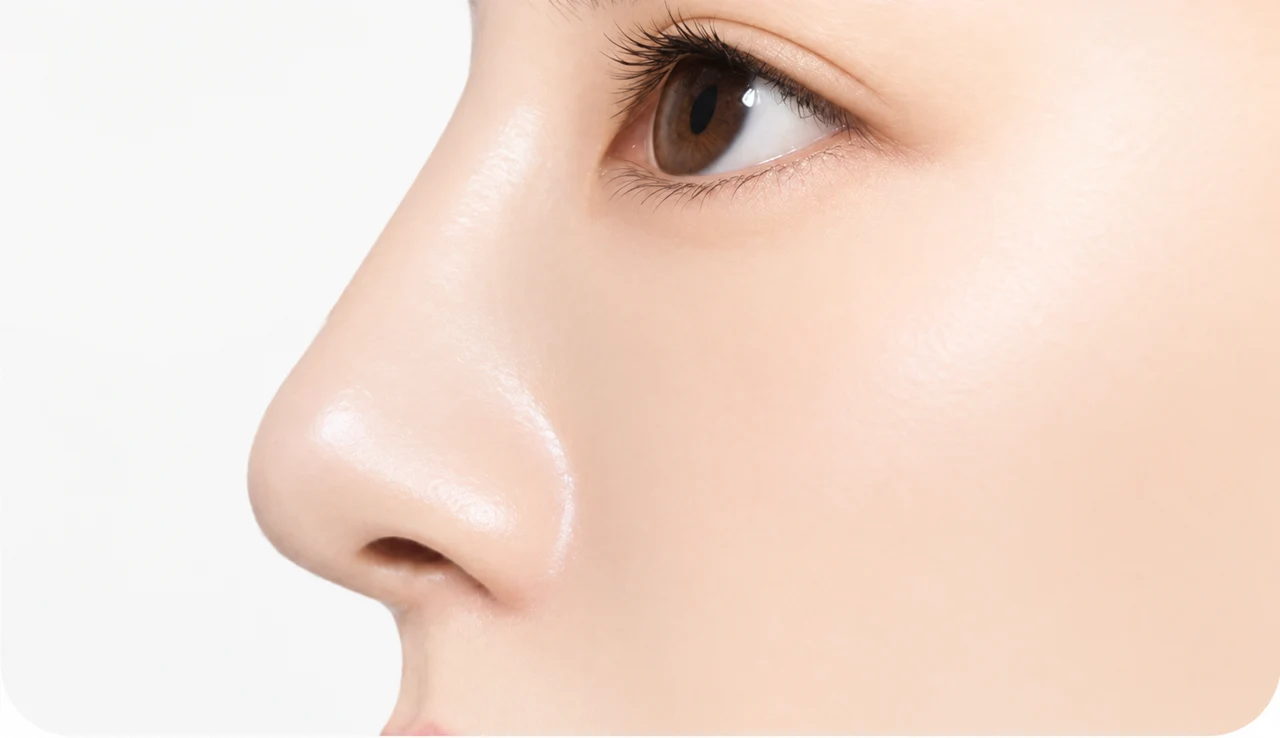 Rounded nasal tip