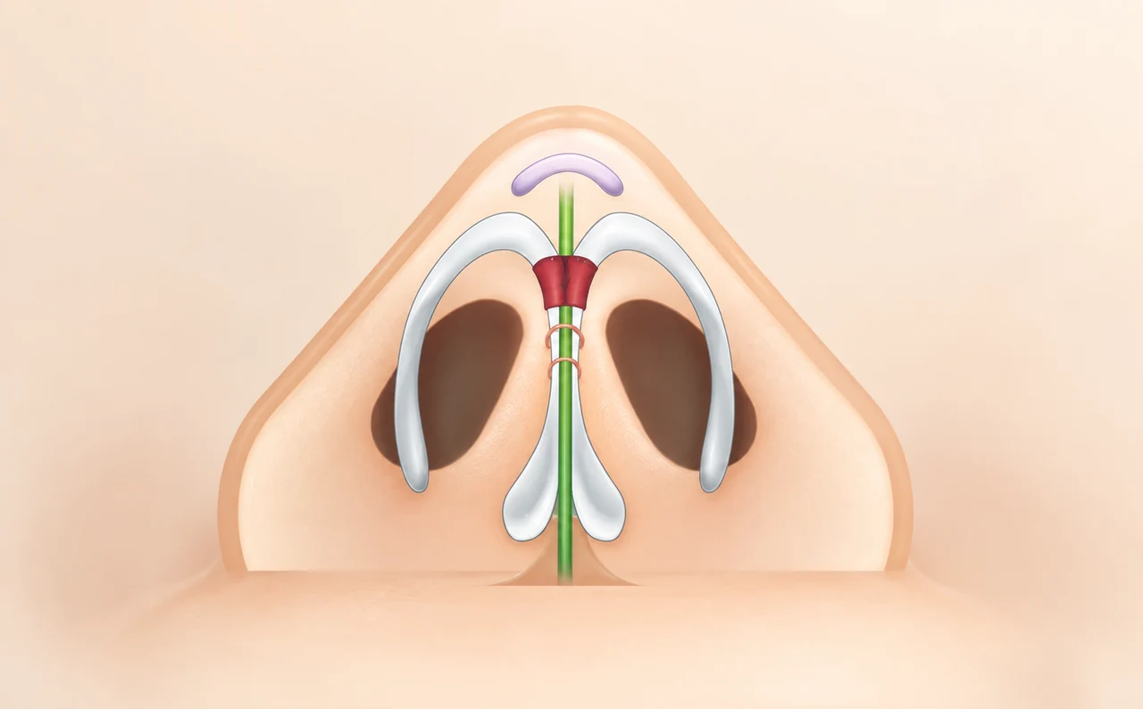 Septal support illustration