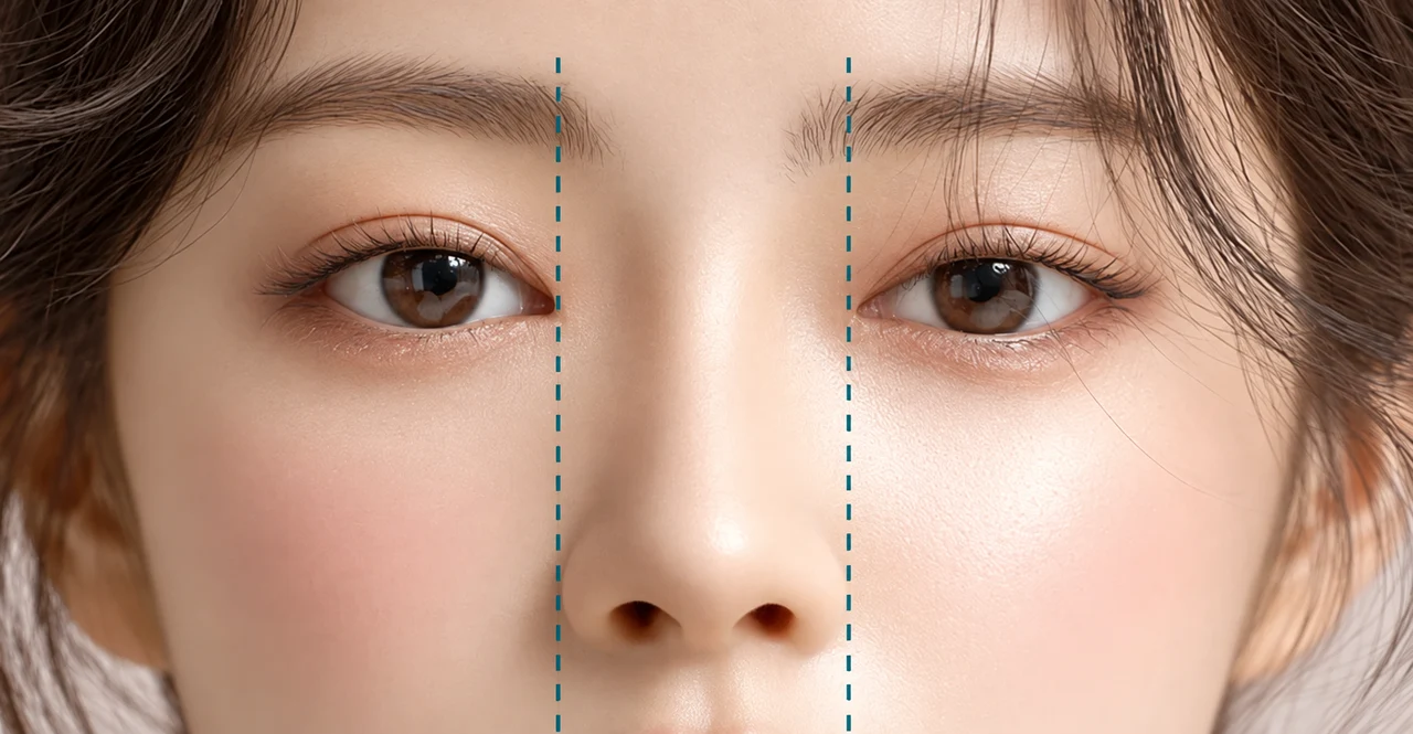 Nasal width and facial balance