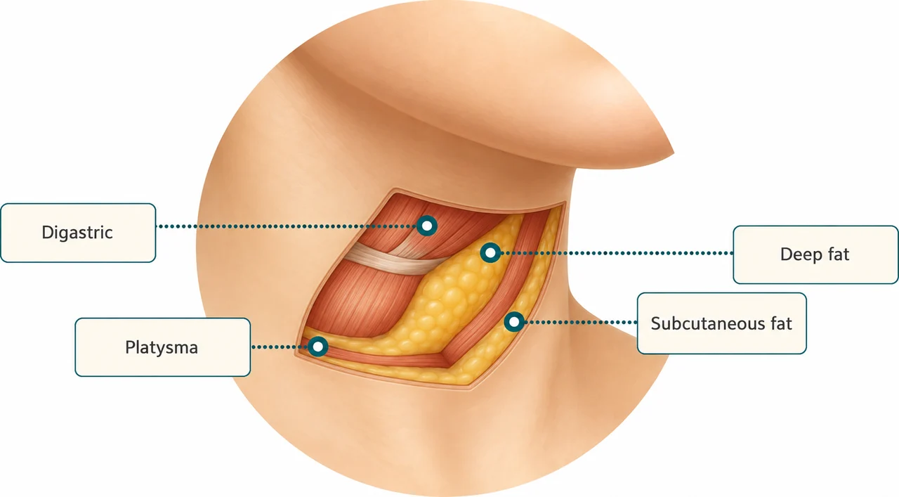 Submental anatomy