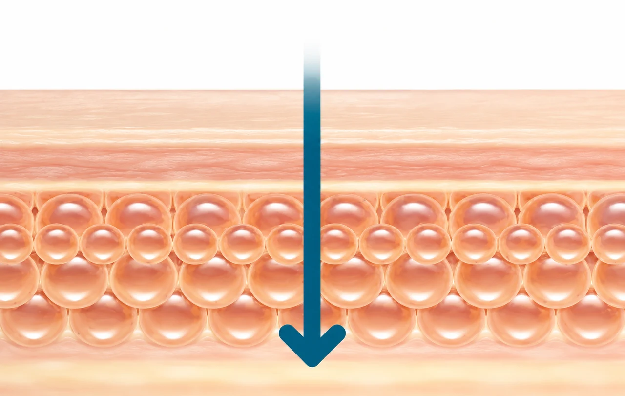 Ultrasound depth illustration