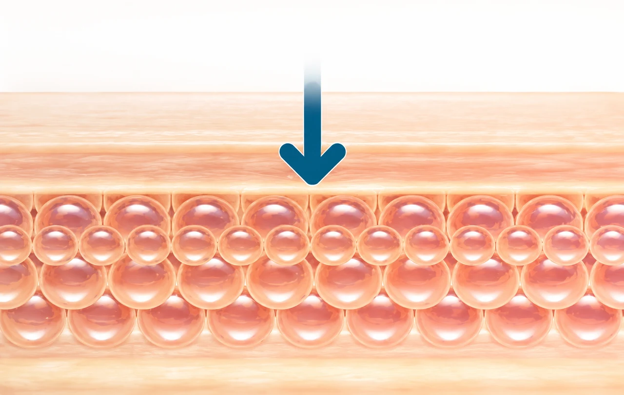 Superficial-layer illustration