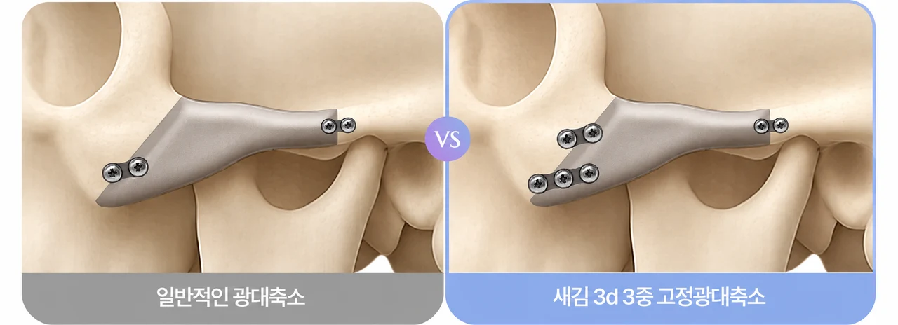 Zygomatic fixation comparison