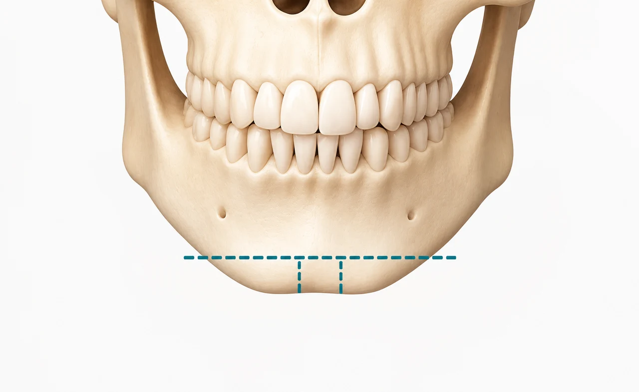 Chin osteotomy planning