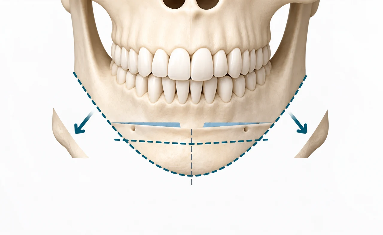 Chin contour refinement