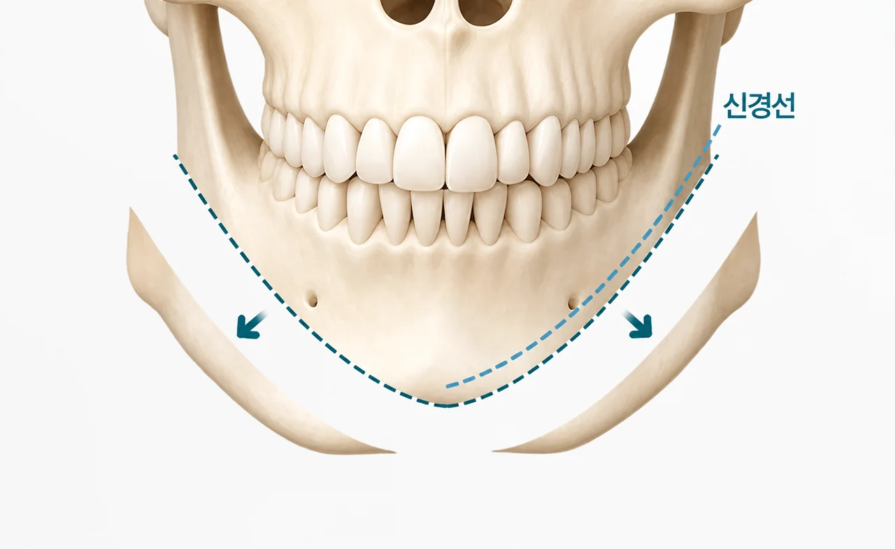 Chin segment approximation