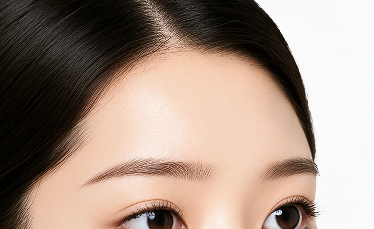 Forehead contour illustration